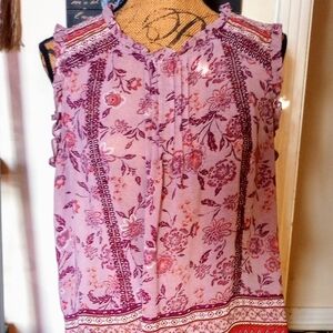 Knox Rose Purple and Cream Skirt